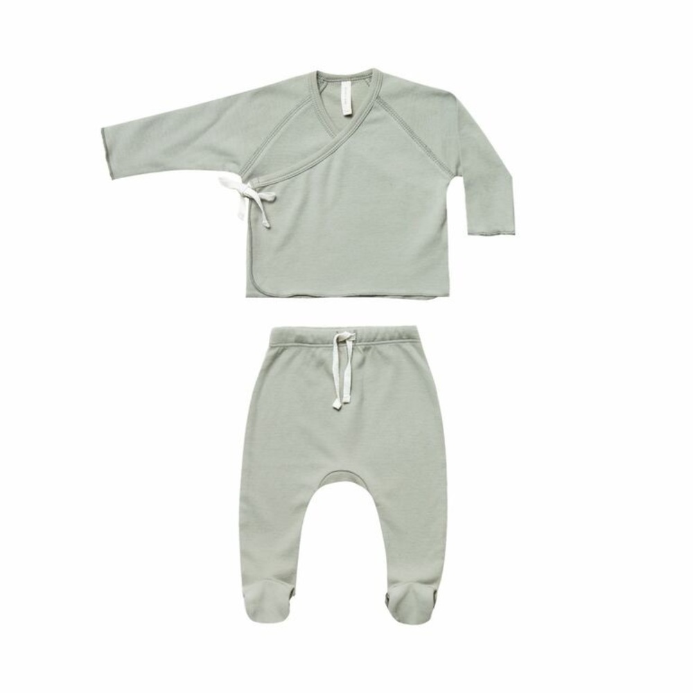 Quincy Mae Wrap Top set